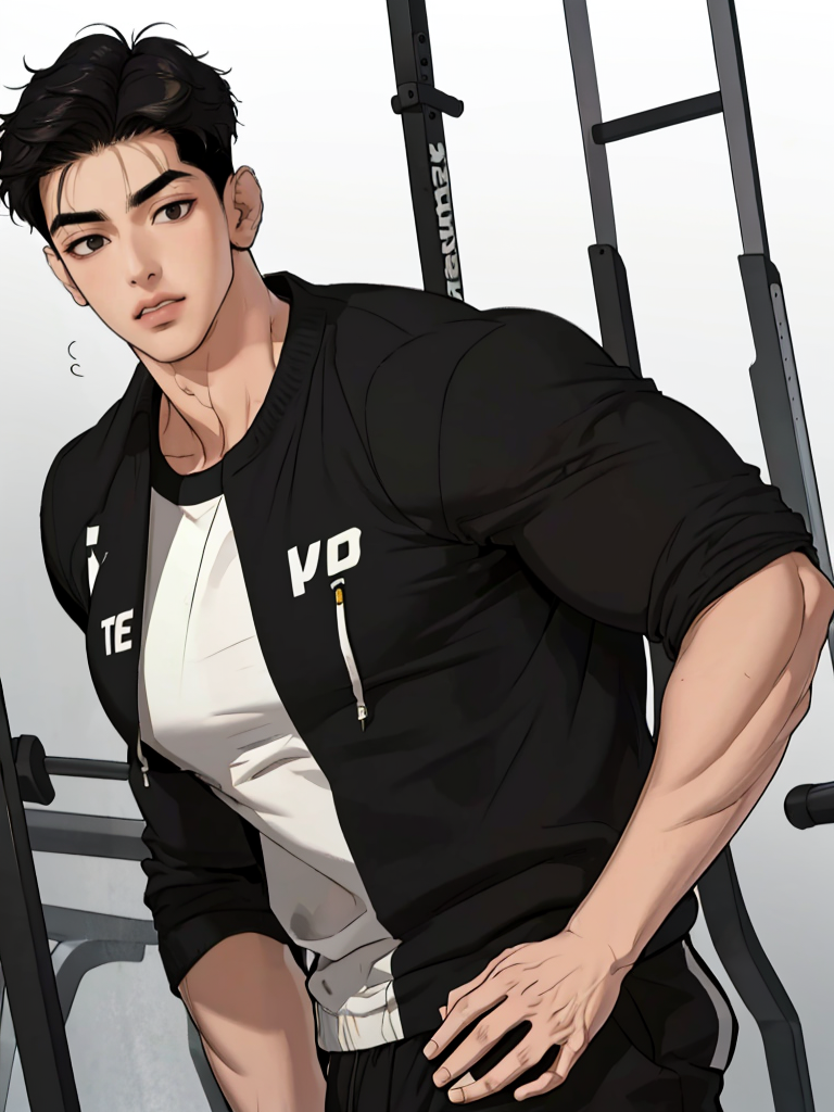 00623-252487564-best quality,masterpiece,highres,1boy,male focus,solo,looking at viewer,jaekyung,black hair,short hair,black eyes,muscular,muscu.png